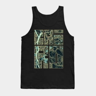 Cairo, Egypt City Map Typography - Summer Tank Top